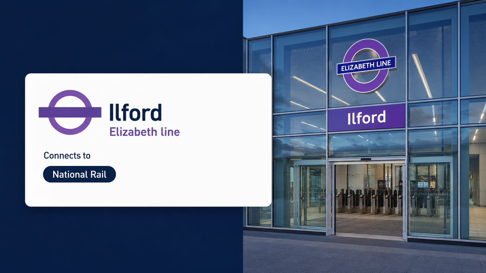 Ilford Elizabeth line station